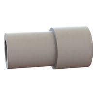 Essentra Components 12SWS0159 ຊຸດວອຊເຊີ Shoulder Washer, .096 ID, .187 OD, .156 Shank OD