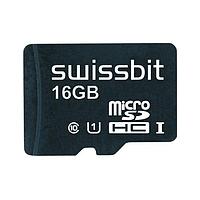 Swissbit SFSD016GN1AM1MT-I-5E-21P-STD ບັດ MicroSD ອຸດສາຫະກຳ microSD Card, S-58u, 16 GB, 3D PSLC Flash, -40C ຫາ +85C