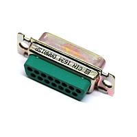 Cinch DAMA15P ຕົວເຊື່ອມ D-Sub - ຄວາມໜາ້ນມາດຕະຖານ DSUB 15M CRIMP GF ZINC