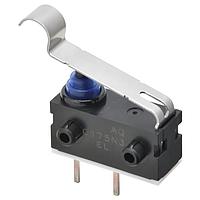Omron Electronics D2AW-EL073D Ultra Subminiature SPST-NO Roller leaf lever