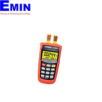 OMEGA HH802U ເຄື່ອງວັດແທກອຸນຫະພູມຄວາມຖືກຕ້ອງສູງທີ່ມີພອດ USB ໃນຕົວ (J/K input, 2CH, -200 ~ 1370 °C)