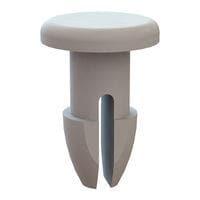 Essentra Components 27PIF0107 ອຸປະກອນກົດໃສ່ Push-In, ຮູ .160, ຄວາມຫນາແຜ່ນ .195