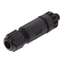 Amphenol LTW 8P-03BMMB-SL7001 ຕົວເຊື່ອມຕໍ່ມິຕຣິກຮູບວົງກົມ M8 Circular Metric Connector, A Code, Plastic, 3A, 03 pins, Male Connector, Male Contact, Straight, Screw Thread, Screw-in, Field Installable, F4.5 - F6.5mm, IP67 Mated