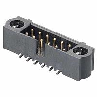 Harwin M80-5S13842MC ຮອງຫົວແລະຮອງສາຍສະເຫຼີມ Datamate J-Tek DIL Male Vertical SMT Connector, ທອງເລືອກ + ບ່ອນຫອມ, ຕິດຕາມສໍາລັບ 101Lok, 19+19 ຕິດຕໍ່