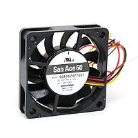 Sanyo Denki 9GA0624P7G01 ພັນລະຫັດ Axial DC Axial Fan, 60x60x15mm, 24VDC, ພະລັງງານຕ່ຳ, Tachometer, PWM