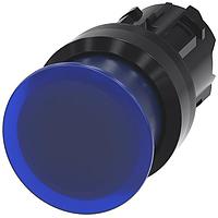 SIEMENS A6X30137268 ປຸ່ມກົງເຫຼືອງ ILLUM. ປຸ່ມກົງເຫຼືອງ PUSHBUTTON. 30MM. ສີຟ້າ