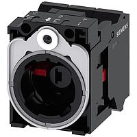 SIEMENS 3SU15511AB603PA0 1 NC, 1 NC HOLDER,UNIVERSAL 1NC,1NC LED MOD, WHITE