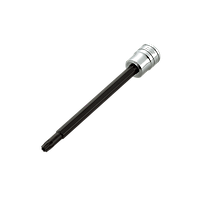 KTC BT2-T30H 1/4" Sq. T-Type Torx Bit Socket ສໍາລັບ fasteners ທົນທານຕໍ່ Tamper (T30)