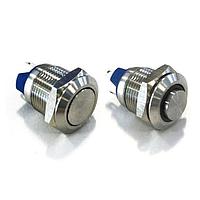 Bulgin MAV0120/3D1AM012 Anti-Vandal 12mm SS AVSwitch 12V YLW LED Dot Illum