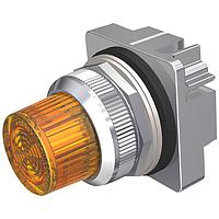 SIEMENS 52PL5X9 ໄຟສະແດງຜູ້ຄວບຄຸມ, ໄຟສະແດງ, ສີເຫຼືອງອຳເບີ, ກະຈາຍ