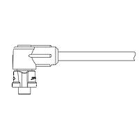 CONXALL CARA168804PP07990 ເສັ້ນສາຍພິເສດ Micro-Con-X Insta-Click 4#22 ປິນມຸມຂວາ 79"