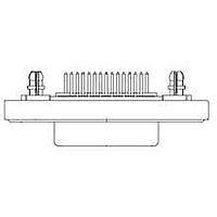 Molex / FCT 173110-0071 ຕໍ່ຕໍ່ D-Sub - ຄວາມໜາແຮງມາດຕະຖານ FCT DSUB STR PC RCPT 37 PN SLD RMNT