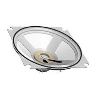 Same Sky (formerly CUI Devices) GA0876M ລະເບີດສຽງໄຟຟ້າຟ້ອງສະຕິກ, 87 mm ສີ່ແຫ່ງ, 32.5 mm ລຶບລຳຫລັງ, PET, alnico, 1 W, 8 Ω, 260 Hz, solder eyelets