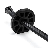 HellermannTyton 132-00010 ປຸ່ມຫົວ Button Head BT105R BLK HIR 9.63L BH STRAP