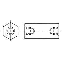 RAF Electronic Hardware 2062-440-SS-20 ເຮັກ 3/16 ເຮັກ X 13/16 ຄວາມຍາວ ເຮັກ Standoff