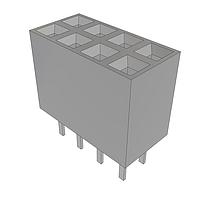 Samtec BCS-104-T-D-TE ປະເພດປະຕູຜ່ານຜ່ານ Headers Pass-Through Socket Strip