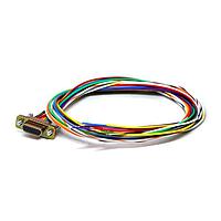 ITT Cannon MDM-15PH003K ຂໍ້ມູນ Micro-D D-Sub Connectors MICRO 15 M 18" RBW JACKS
