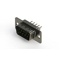 EDAC 627-M09-220-GT1 ຕົວເຊື່ອມ D-Sub - ຕົວເຊື່ອມ D-Sub ຄວາມໜາ້ຄວາມຖືກມາດຕະຖານ ແບບຕັ້ງຕົວແບບຕັດກະເປົາ