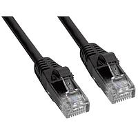 Amphenol Cables on Demand MP-5ERJ45UNNK-025 Cat 5e CAT 5E UTP RJ45 ສີດຳ 25