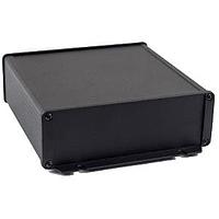 Hammond Manufacturing 1457T1602EBK EMI/RFI ປ້ອງກັນ EMI/RFI ອະລູມ/ຟແລນຈຸດ 6.3x2.35x6.51 ສີດຳ