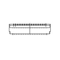 Adam Tech PCA-7G-17-HD-3-G-TR ຕົວເຊື່ອມ CONN FFC/FPC 17POS 0.30MM R/A