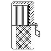 Eaton Souriau-Sunbank MS25043-40D ຝາຄຸ້ມປະຕູຮັບກະປ່ອງ