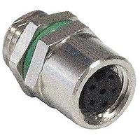 Bulgin PXMBNI08RPF06AFLM8001 Straight M8 A-coding 6 Pins Female Panel Mou