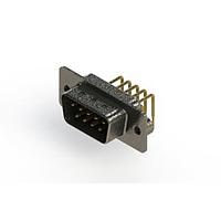 EDAC 629-M09-340-BT2 ຕົວເຊື່ອມ D-Sub - ຕົວເຊື່ອມ D-Sub ມຸມຂວາ ຄວາມໜາແບບມາດຕະຖານ