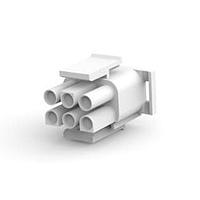 AMP Connectors - TE Connectivity 1586846-1 ປລັກ ເຮາຊິ້ງ 06P UMNL PLUG HSG NATL, GW