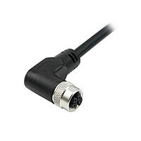 Mueller CL4D07M010 ເສັ້ນສາຍອາເຊນເຊີ / ເສັ້ນສາຍອັກຊັວເຕີ L-Coded M12 4-Position Female Right Angle 16 AWG 10M