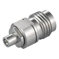 Johnson / Cinch Connectivity Solutions 134-1000-034 ຕົວແປ RF - ການປະສົມຕົວແປລະຫວ່າງຊີຣີສ 1.85mm F / SMP3 M