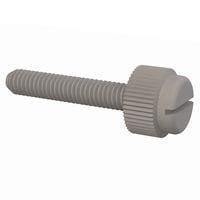 Essentra Components 090640075TEG ກຸມສະກຣູ Knurled ປະເພດ Slotted Thumb Screw, #6-40 Thread, 3/4 Lg