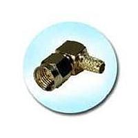 Bomar 913A204P ຕົວເຊື່ອມ SMA RT ANGLE CRIMP PLUG RG223