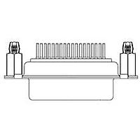 Molex / FCT 173113-0237 ຕໍ່ຕໍ່ D-Sub ຄວາມໜາແຮງສູງ FCT HD DSUB STR PC RCPT 62 PN W/SNAPIN