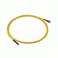 Megladon Manufacturing TRC-1AAS2-002M ສາຍສົມປັດເຄື່ອງສອບທົດ Fiber Optic Cable Assemblies Test Reference Cord, SM, SCUPC to SCUPC Simplex 3mm Indoor, 2 Meters