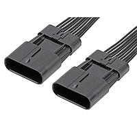 Molex 45146-1001 ປລັກສາຍສະແຕກ Discrete Wire Squba OTS Cable Plug SR 150mm 10Ckt BLK