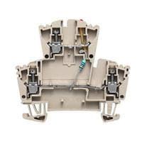 Weidmuller 8023630000 ເຄື່ອງມືແລະອຸປະກອນເຊື່ອມຕໍ່ Terminal Block WDK 2.5 LD RT 24VDC -+