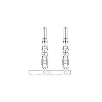 Amphenol LTW SAM12C-03G03 ຕິດຕໍ່ວົງກົງມາດຕະຖານ STAMP ASSY PIN 20A M PIN LOOSE 100