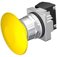 SIEMENS 52PP2V4A ປຸ່ມກົດດຶງ Push-Pull, MTD, ເຫຼືອງ, ແບບເປັນແພລັສຕິກ 2 1/2", 2 ຕຳແໜ່ງ