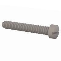 Essentra Components 011024F125 ກຸມສູກເຄື່ອງຈັກ Fillister Slotted Screw, #10-24 Thread, 1 1/4 Lg