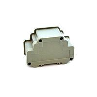 Bud Industries DMX-4777-G ກະຕ່າອະລູມິເນຍອອກແບບສໍາລັບຕິດຕັ້ງບົດ DIN Rail 3.9 X 1.7 X 2.7"