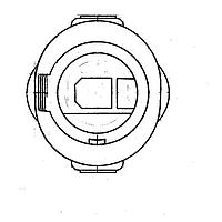 AMP Connectors - TE Connectivity 172202-4 ຝາປົກ ECONOSEAL-J CONN CAP 3P ສີຂຽວ