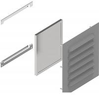 Hammond Manufacturing LFK810 Electrical Enclosures Replacement Filters (2) for 8x10 - Aluminum