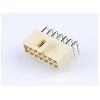 Molex 105314-2814 ຮອງສະໜອງສາຍແລະຮອງສາຍ NANO-FIT HDR RA DLR 14CKT G+lube WHT