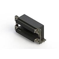 EDAC 662-037-364-03A ຕູ້ສະຫນອງ Dual Port D-Sub ມຸມຂວາ ຕູ້ສະຫນອງ Dual Port D-Sub