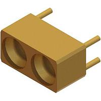 Amphenol SV Microwave 3211-40024 ຕູ້ຕໍ່ສອງທາງ SMPM M PCB Thru-Hole Conn, 2Port, R/A, F