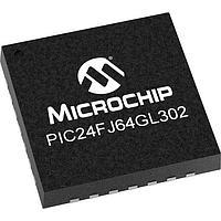 Microchip Technology PIC24FJ64GL302T-I/ML MCUs 16-bit, 16 MIPS, 64KB ECC Flash, 8KB RAM, LCD, XLP, 28-pin