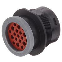 Aptiv 15544334 ຕົວເຊື່ອມ 19 ທາງ ຜູ້ຊາຍ HES ຊຸດວົງກົງ ສີດຳ CONN