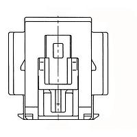 Yazaki 7283613470 ຮູງຮັບ Receptacle SAFETY CONN 4P YEL