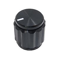 Eagle Plastic Devices 450-7031 ປຸ່ມຮູບສະກອນສີດຳ ອະລູມິເນຍ .61"D